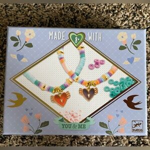 Colorful Heart Charm Beaded Bracelets